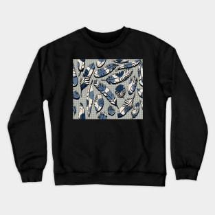 Vintage Feathers (blue) Crewneck Sweatshirt